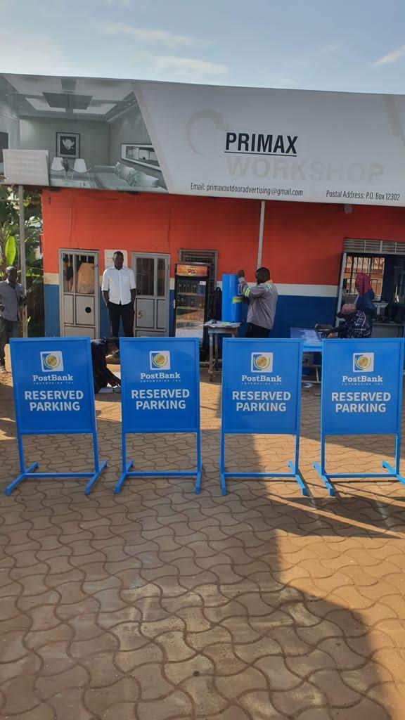 PostBank Reserved Parking Signs