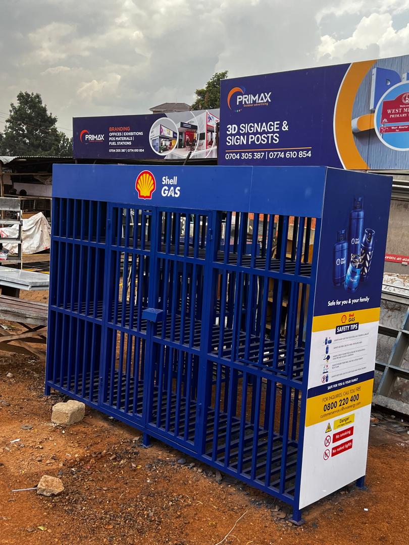 Shell Gas Branded Storage Cage