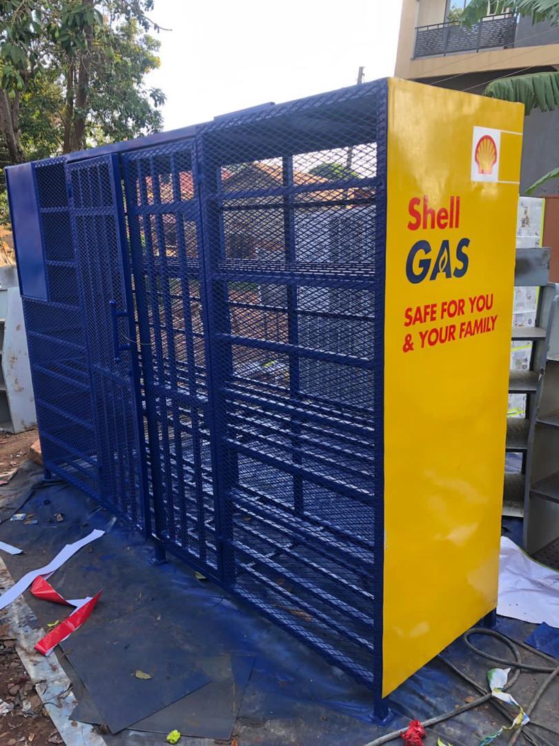 Shell Gas Safety Storage Cage